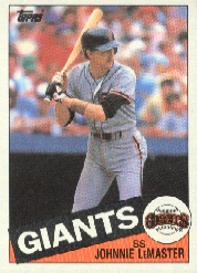 1985 Topps Baseball Cards      772     Johnnie LeMaster